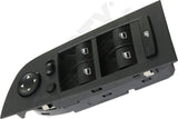 APDTY 175830 Window Switch, Front Driver Side, Black, with Power Folding Mirrors