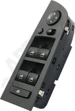 APDTY 175830 Window Switch, Front Driver Side, Black, with Power Folding Mirrors