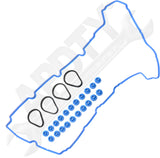 APDTY 175890 Valve Cover Gasket