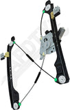 APDTY 175913 Window Regulator, Front Driver Side, Power, With Motor