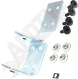 APDTY 175918 Lower Door Hinge, Front Passenger Side, Chrome