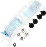 APDTY 175918 Lower Door Hinge, Front Passenger Side, Chrome