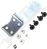 APDTY 175918 Lower Door Hinge, Front Passenger Side, Chrome
