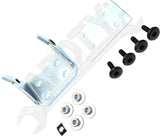 APDTY 175919 Lower Door Hinge, Front Driver Side, Chrome