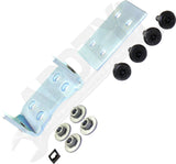 APDTY 175919 Lower Door Hinge, Front Driver Side, Chrome
