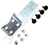 APDTY 175919 Lower Door Hinge, Front Driver Side, Chrome
