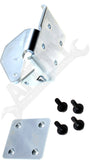 APDTY 175922 Upper Door Hinge, Front Driver Side, Chrome