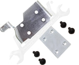 APDTY 175924 Lower Door Hinge, Front Passenger Side, Chrome