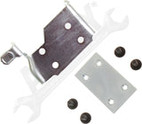 APDTY 175924 Lower Door Hinge, Front Passenger Side, Chrome