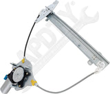 APDTY 175936 Window Regulator, Rear Driver Side, Power, With 2-Prong Connector