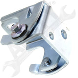 APDTY 175937 Upper Door Hinge, Rear Passenger Side, Chrome
