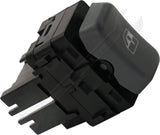 APDTY 175943 Window Switch, Front Passenger Side, Black