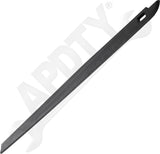 APDTY 175979 Non-wrap, Bed Rail Cap, Black, Plastic