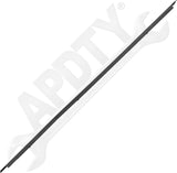 APDTY 175979 Non-wrap, Bed Rail Cap, Black, Plastic