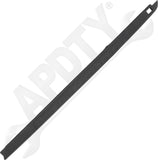 APDTY 175979 Non-wrap, Bed Rail Cap, Black, Plastic