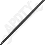 APDTY 175980 Non-wrap, Bed Rail Cap, Black, Plastic