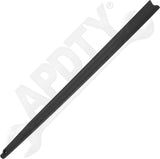 APDTY 175980 Non-wrap, Bed Rail Cap, Black, Plastic