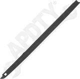 APDTY 175980 Non-wrap, Bed Rail Cap, Black, Plastic