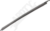 APDTY 175981 Non-wrap, Bed Rail Cap, Black, Plastic