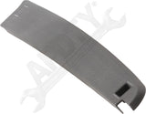 APDTY 175981 Non-wrap, Bed Rail Cap, Black, Plastic