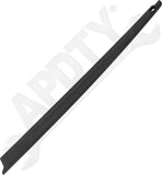 APDTY 175982 Non-wrap, Bed Rail Cap, Black, Plastic