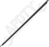 APDTY 175982 Non-wrap, Bed Rail Cap, Black, Plastic
