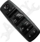 APDTY 176003 Window Switch, Front Driver Side, Black, with Power Sliding Door