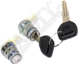 APDTY 176044 Door Lock Cylinder, Set of 2, Keys Included