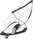 APDTY 176093 Window Regulator, Front Driver Side, Power