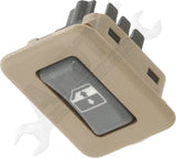 APDTY 176199 Window Switch, Rear Driver or Passenger Side, Gray, 1-Button