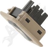 APDTY 176199 Window Switch, Rear Driver or Passenger Side, Gray, 1-Button