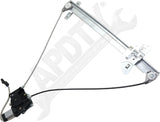 APDTY 176220 Window Regulator, Front Driver Side, Power, With Motor