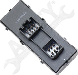 APDTY 176300 Window Switch, Front Driver Side, Black, 5-Button