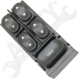 APDTY 176301 Window Switch, Front Driver Side, Black, 5-Button