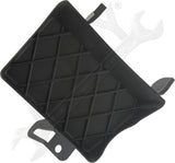 APDTY 176396 Tow Eye Cover, Front Passenger Side, Textured black