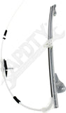 APDTY 176420 Window Regulator, Rear Passenger Side, Manual