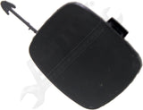 APDTY 176437 Tow Eye Cover, Front Passenger Side, Black