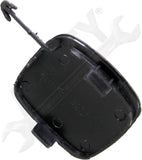 APDTY 176437 Tow Eye Cover, Front Passenger Side, Black