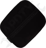 APDTY 176438 Tow Eye Cover, Front Passenger Side, Plastic, Black