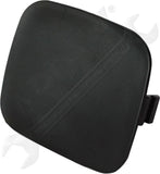 APDTY 176438 Tow Eye Cover, Front Passenger Side, Plastic, Black
