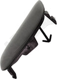 APDTY 176438 Tow Eye Cover, Front Passenger Side, Plastic, Black