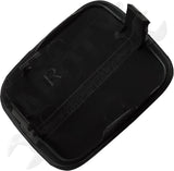 APDTY 176438 Tow Eye Cover, Front Passenger Side, Plastic, Black