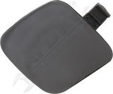 APDTY 176439 Tow Eye Cover, Front Driver Side, Plastic, Black