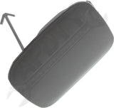 APDTY 176439 Tow Eye Cover, Front Driver Side, Plastic, Black