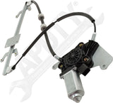 APDTY 176562 Window Regulator, Rear Driver Side, Power, With 6-Prong Connector