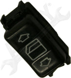 APDTY 176576 Window Switch, Front Driver Side, Console Mounted, Black, 1-Button