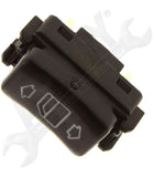 APDTY 176576 Window Switch, Front Driver Side, Console Mounted, Black, 1-Button