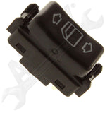 APDTY 176576 Window Switch, Front Driver Side, Console Mounted, Black, 1-Button
