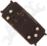 APDTY 176576 Window Switch, Front Driver Side, Console Mounted, Black, 1-Button
