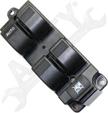 APDTY 176578 Window Switch, Front Driver Side, Black, 5-Button